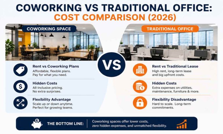 Coworking vs Traditional Office: Cost Comparison (2026)