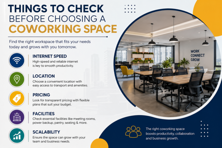 Things to Check Before Choosing a Coworking Space