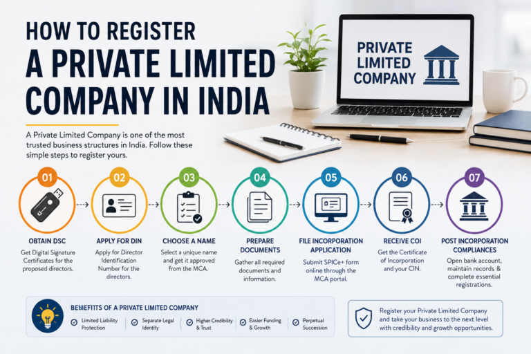 How to Register a Private Limited Company in India