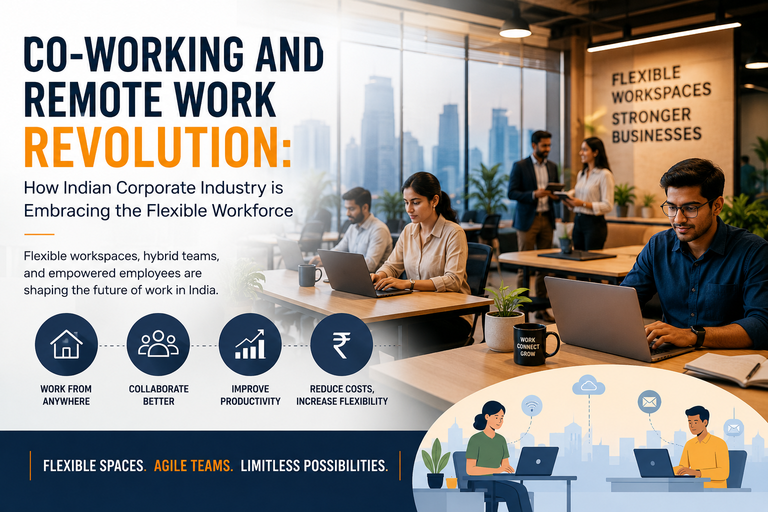 Co-Working and Remote Work Revolution: How Indian Corporate Industry Is Embracing the Flexible Workforce