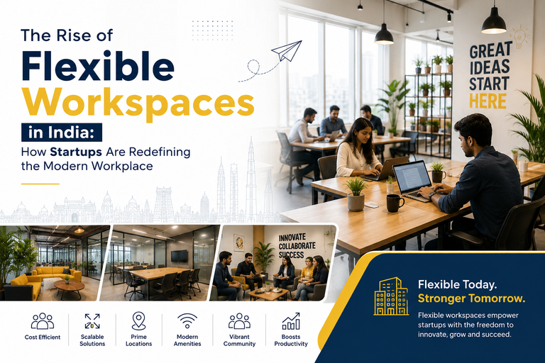 The Rise of Flexible Workspaces in India: How Startups Are Redefining the Modern Workplace