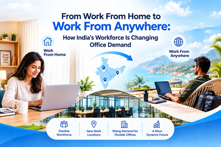 From Work From Home to Work From Anywhere: How India’s Workforce Is Changing Office Demand