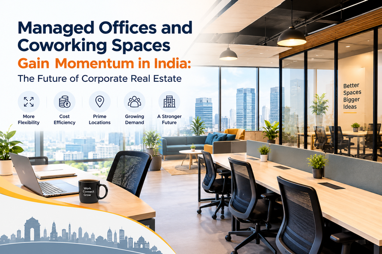 Managed Offices and Coworking Spaces Gain Momentum in India: The Future of Corporate Real Estate