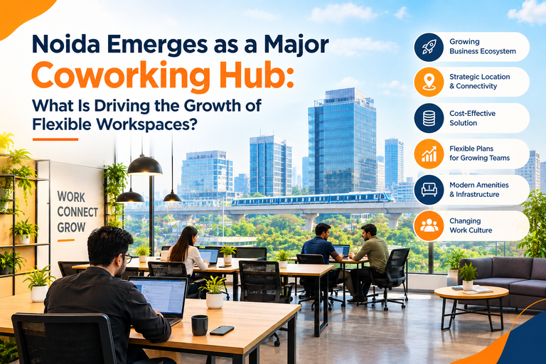 Noida Emerges as a Major Coworking Hub: What Is Driving the Growth of Flexible Workspaces?