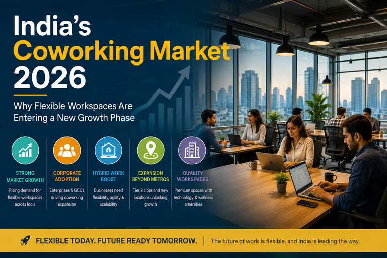 India’s Coworking Market 2026: Why Flexible Workspaces Are Entering a New Growth Phase