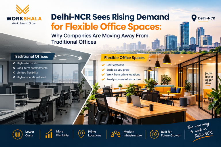Delhi-NCR Sees Rising Demand for Flexible Office Spaces: Why Companies Are Moving Away From Traditional Offices