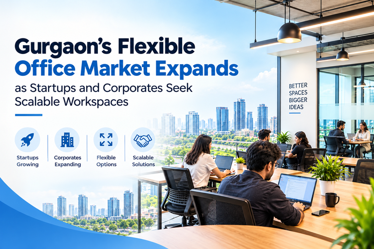 Gurgaon’s Flexible Office Market Expands as Startups and Corporates Seek Scalable Workspaces
