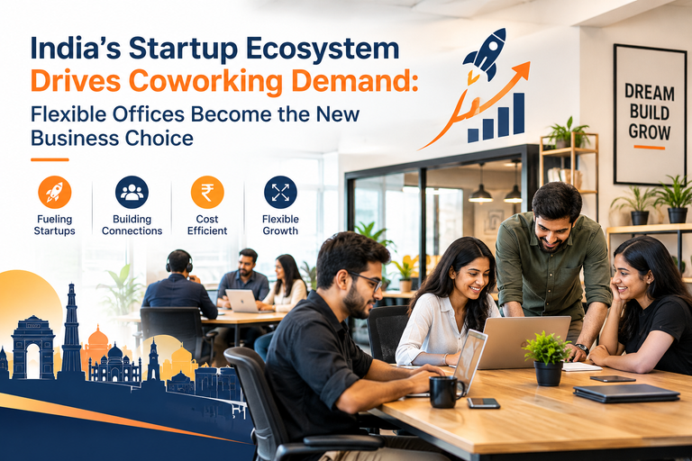 India’s Startup Ecosystem Drives Coworking Demand: Flexible Offices Become the New Business Choice