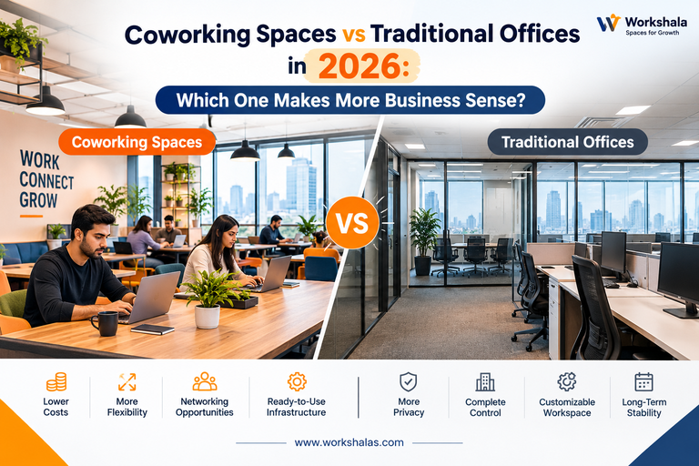 Coworking Spaces vs Traditional Offices in 2026: Which One Makes More Business Sense?
