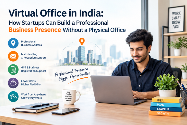Virtual Office in India: How Startups Can Build a Professional Business Presence Without a Physical Office