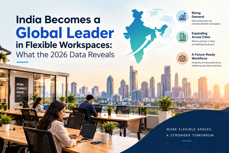 India Becomes a Global Leader in Flexible Workspaces: What the 2026 Data Reveals