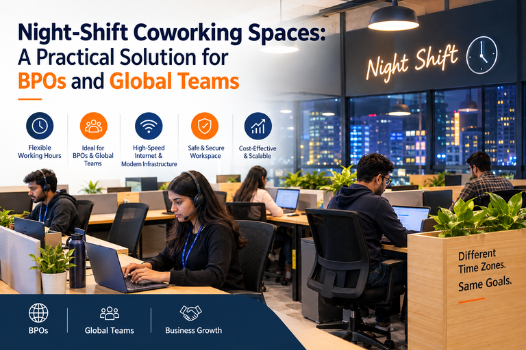 Night-Shift Coworking Spaces: A Practical Solution for BPOs and Global Teams